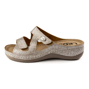 Дамски анатомични чехли от естествена кожа 426/E1