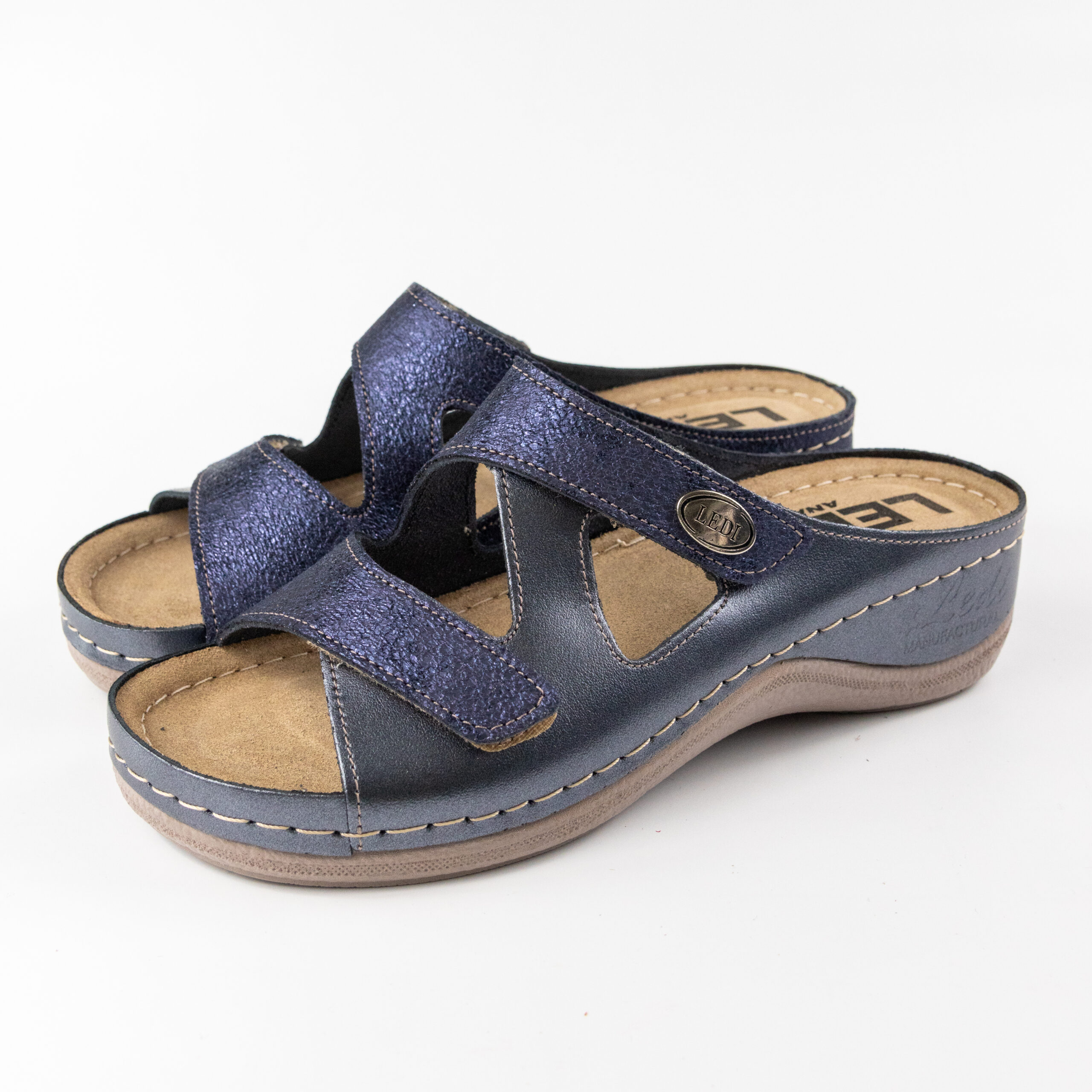 Дамски анатомични чехли от естествена кожа 426/F3 - Image 6