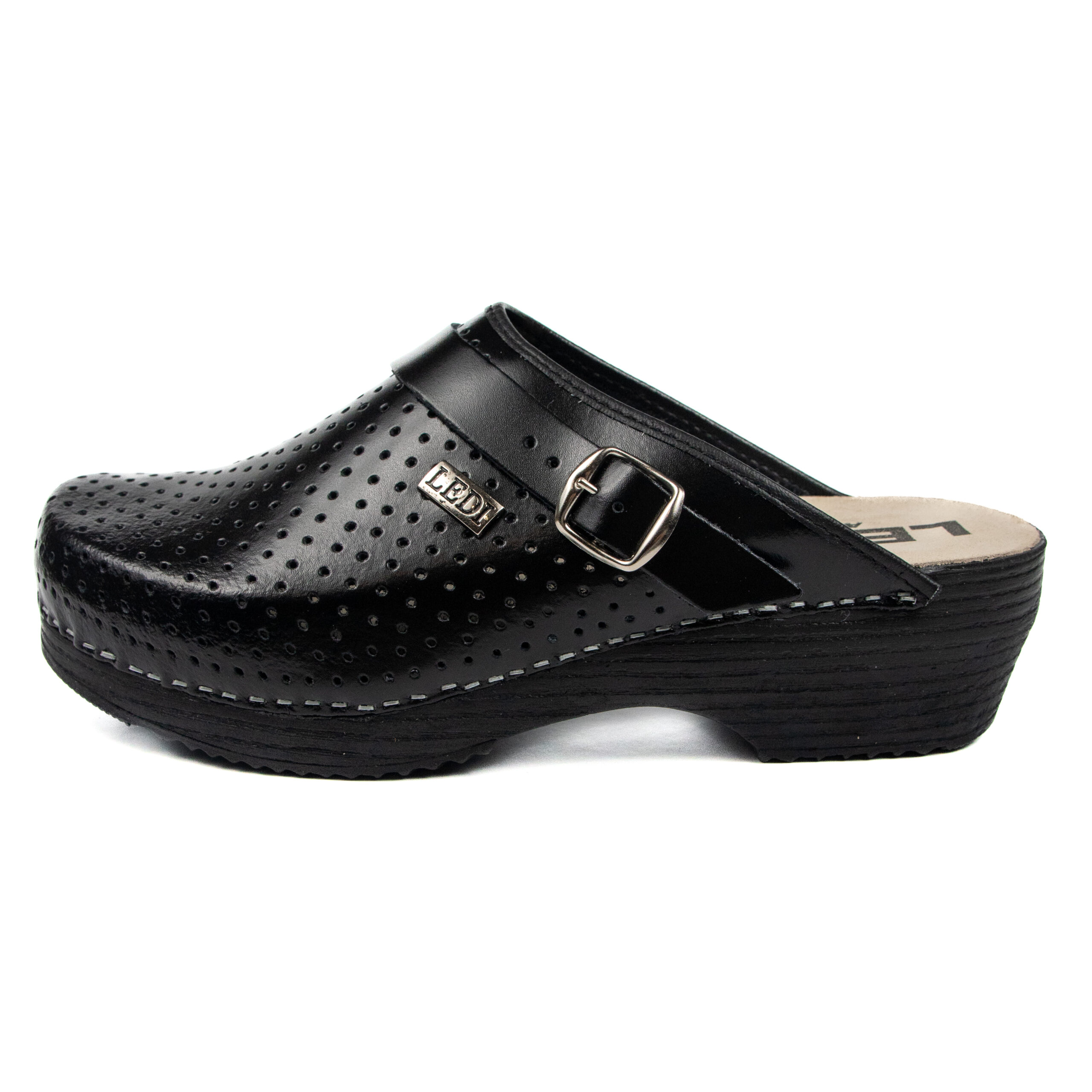 Мъжко ортопедично сабо с перфорация от естествена кожа 502/10 - Image 2