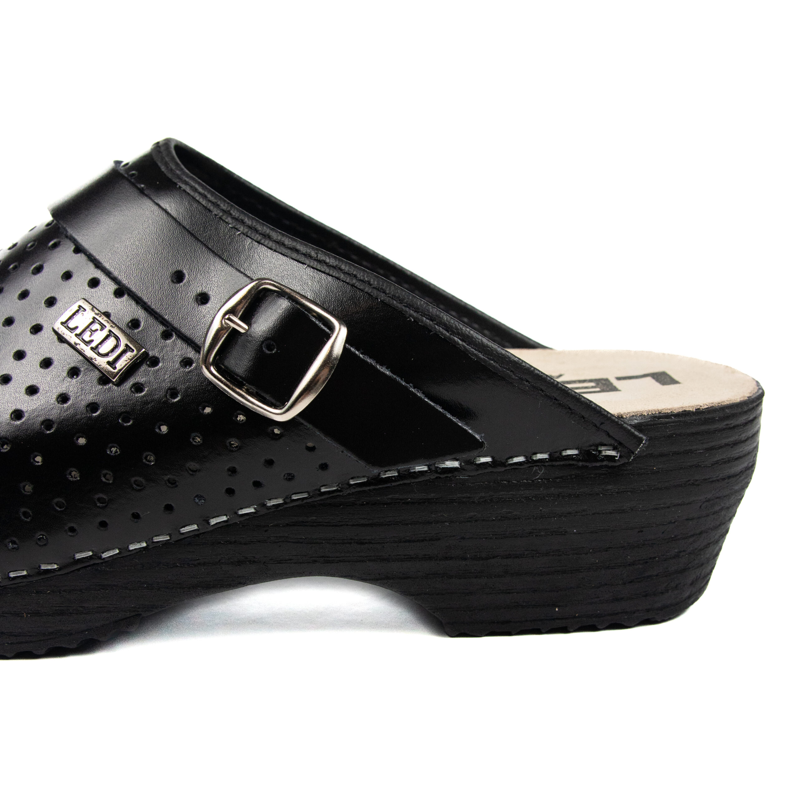 Мъжко ортопедично сабо с перфорация от естествена кожа 502/10 - Image 3