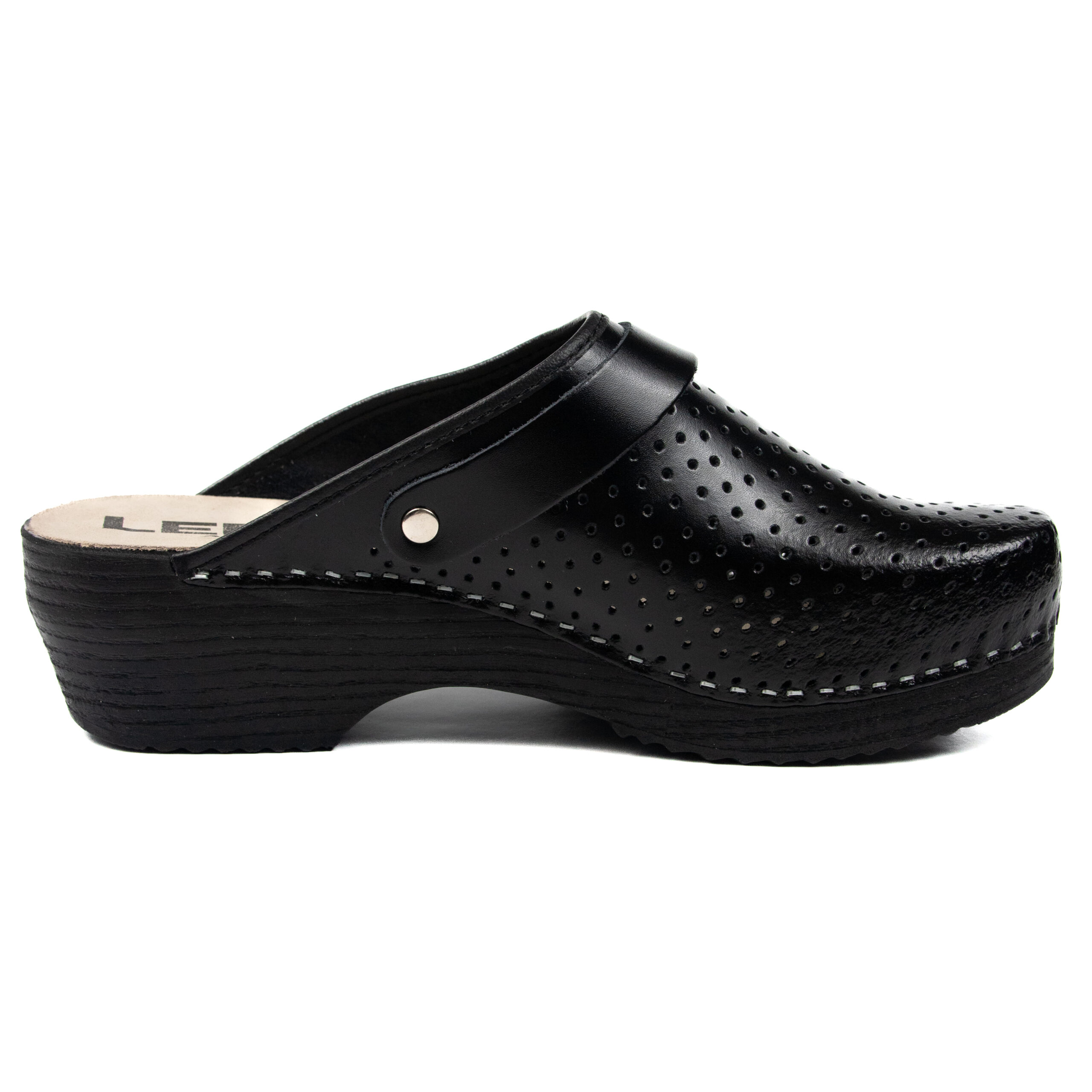 Мъжко ортопедично сабо с перфорация от естествена кожа 502/10 - Image 4