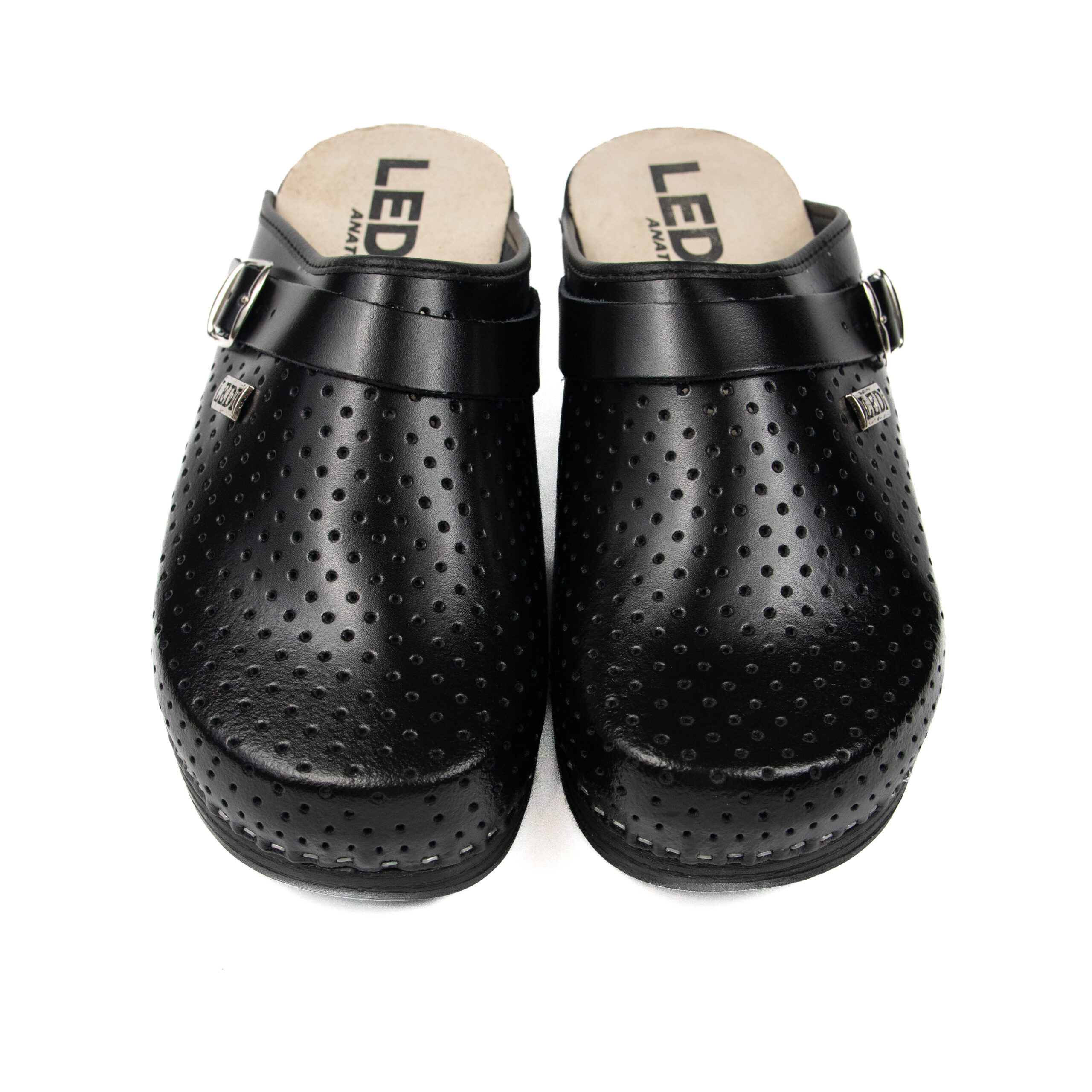 Мъжко ортопедично сабо с перфорация от естествена кожа 502/10 - Image 6