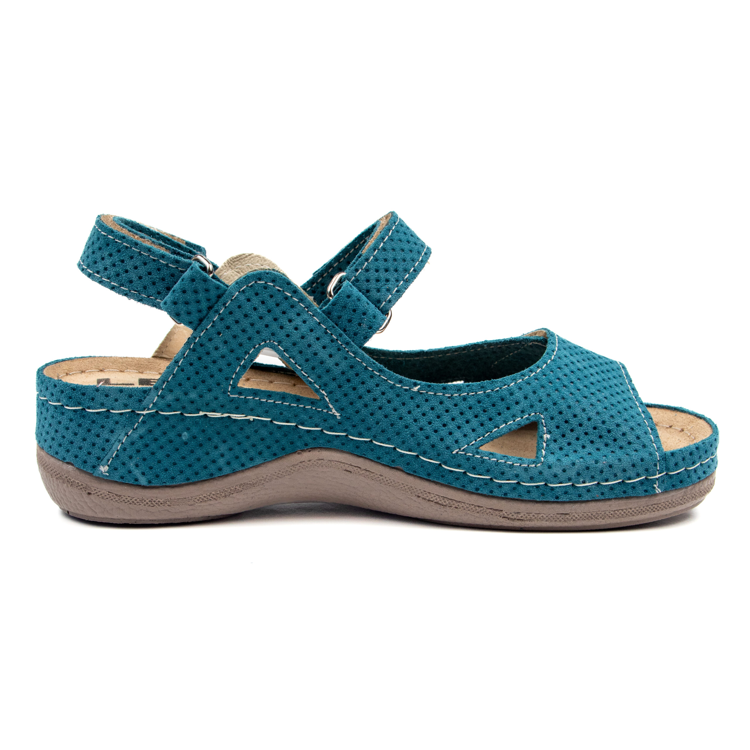 Дамски анатомични сандали от естествена кожа с антишок подложка 435/JEA - Image 2