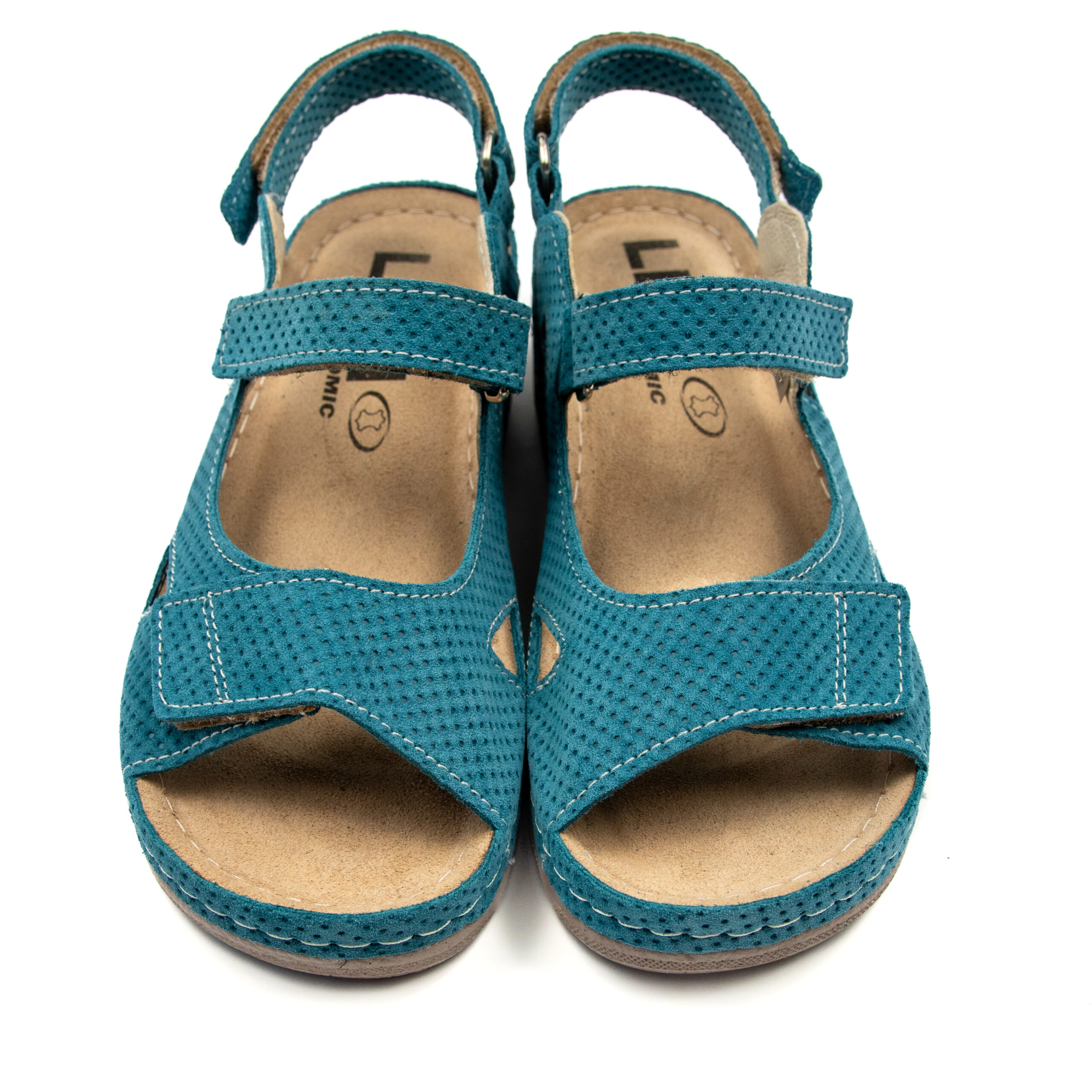 Дамски анатомични сандали от естествена кожа с антишок подложка 435/JEA - Image 6