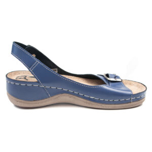 Елегантни анатомични сандали в наситено син цвят 408/B3