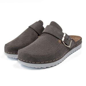 Дамско анатомично сабо в сив цвят